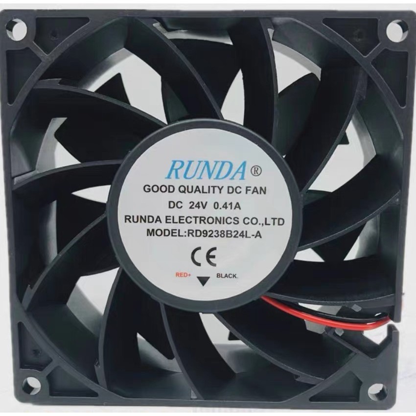 R RUNDA RD9238B/S24L-A 0.41 24V เครื่องเชื่อมไฟฟ้าพัดลมอินเวอร์เตอร์พัดลมระบายความร้อน