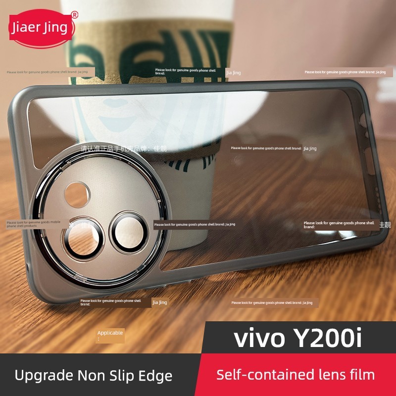 เคส y200 5g vivo y200 5g เคส เคสป้องกัน วิฟ ฟิล์มเลนส์คู่ซิลิโคนใส