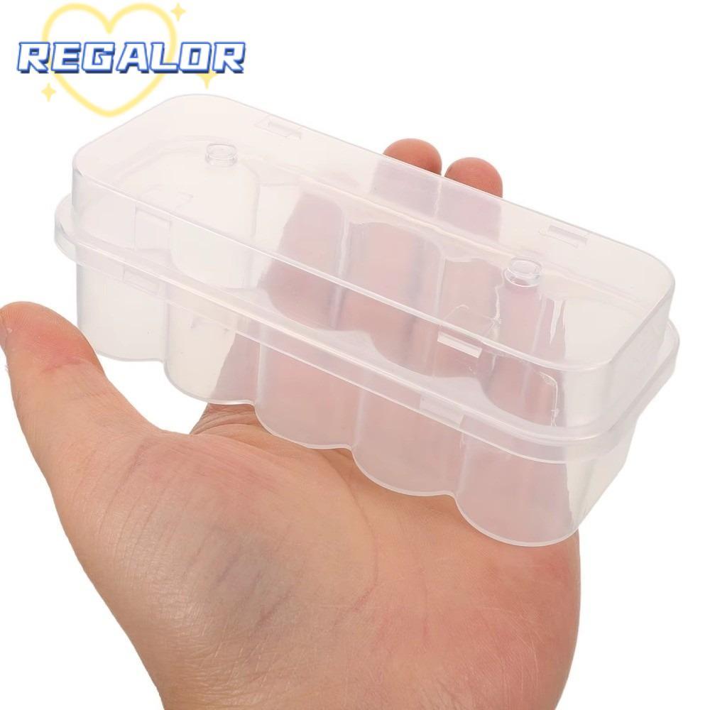 REGALOR0G Vial Storage, 2/10/24-Slot พลาสติก Microtube กล่องเก็บ, 3/5/7/10mL Stackable Freezer Tube 