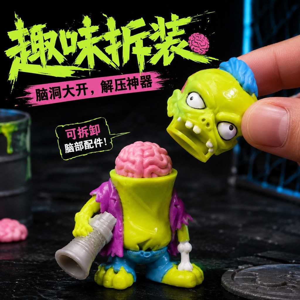 Bulk Assortment Assortment Out of Print Zombie Attack Zombie Zombie ตุ๊กตาตุ๊กตาอินเทรนด์เล่นรูป WF8