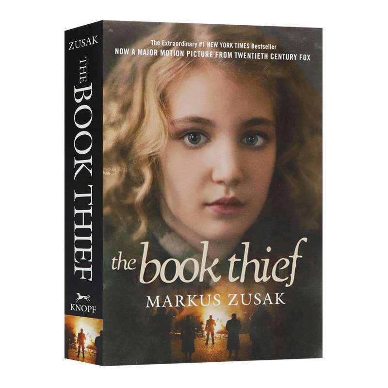 นําเข้าภาษาอังกฤษต้นฉบับ The Book Thief The Book Thief Movie Original Long Novel Book Movie Cover Ed