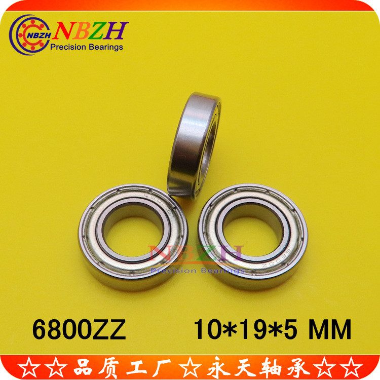 แบริ่งสแตนเลส S6800ZZ 6800ZZ 6800-2RS L1910 61800 RZ 10 * 19 * 5 AXYH