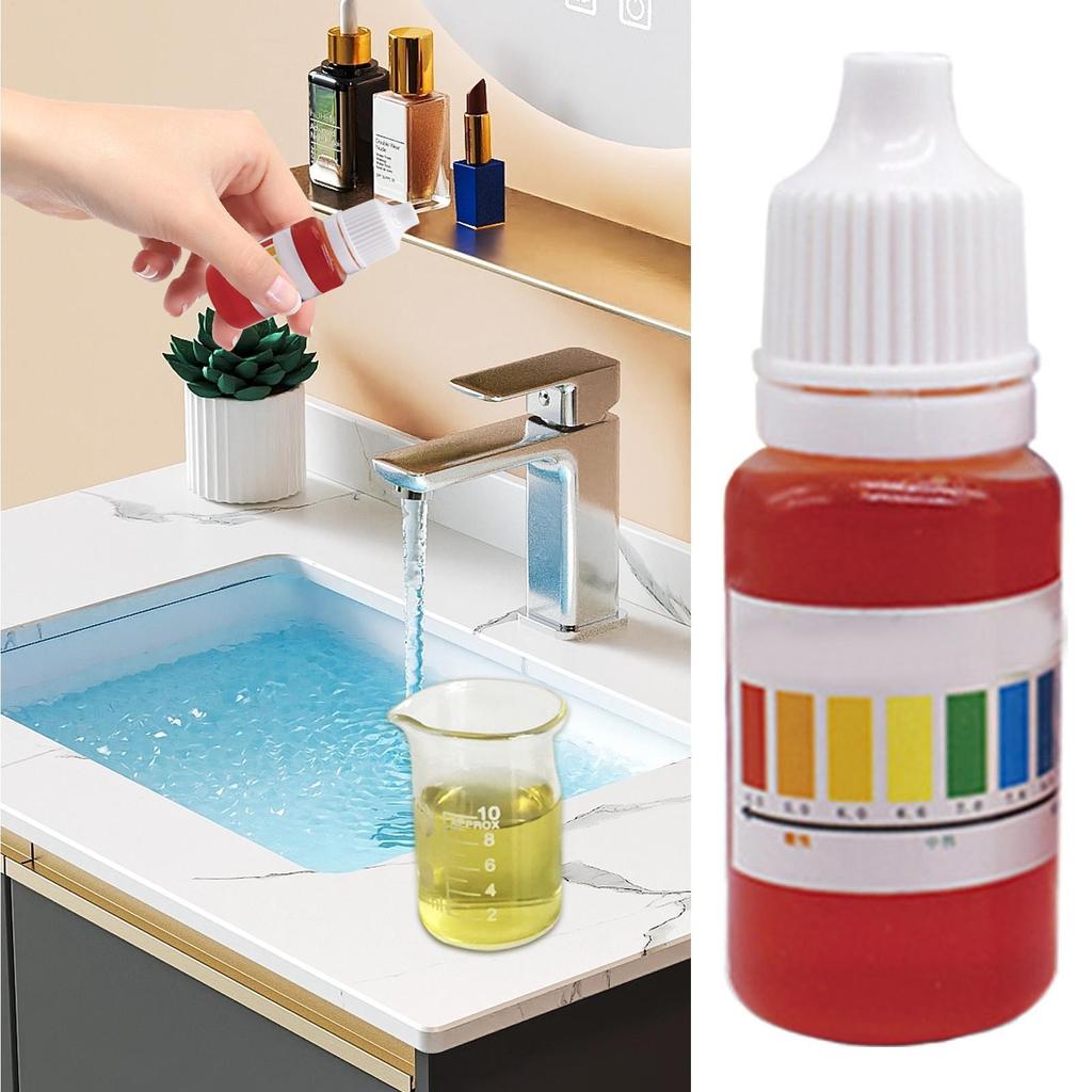 10ml PH Test Reagent น้ําที่ถูกต้อง PH Meter Ph Reagent Test หยดสําหรับถังสระว่ายน้ําสวนสนามหญ้า Aqu