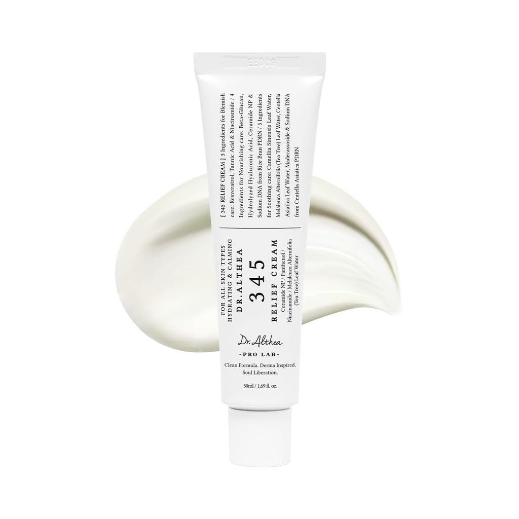 ดร.อัลธีอา345เรลีฟ|DailyFaceMoisturizerforhingRecoveryandCarewithPDRN&NiacinamideBlemish|KoreanVegan