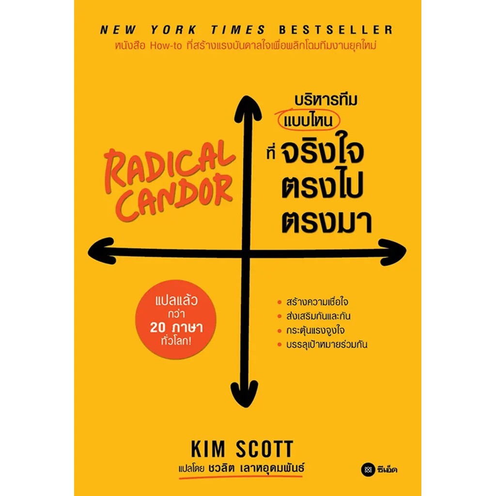 Se-ed (ซีเอ็ด) : หนังสือ บริหารทีมแบบไหนที่จริงใจตรงไปตรงมา : Redical Candor