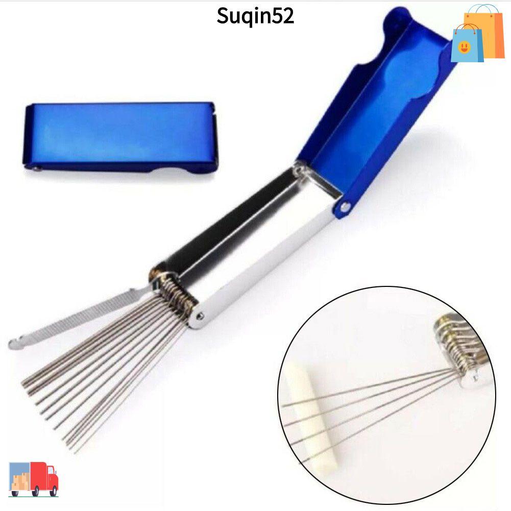 SUQIN52 Fret Crowning Slot เครื่องบดปฏิบัติ Stringed Instruments Filing Slotting ชุดแฟ้ม