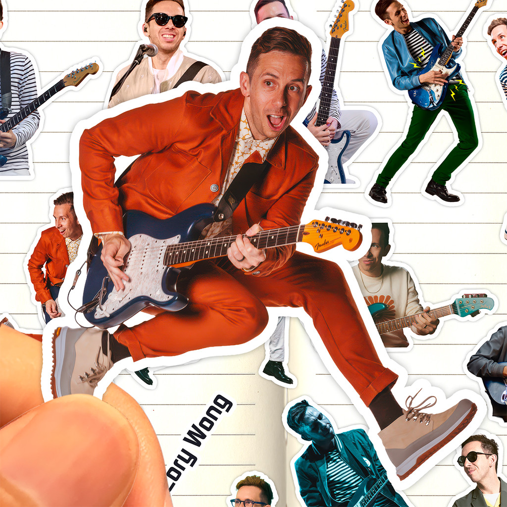 Cory Wong Sticker HD Waterproof American Guitar Song ผู้แต่งคอลเลกชันคู่มือสติกเกอร์ตกแต่งภาพวาด