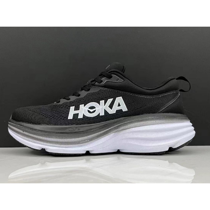 HHLA JXTL HOKA ONE ONE Bondi8 Bondi8 流行ผู้ชายและผู้หญิง马拉松รองเท้าวิ่ง GPPR