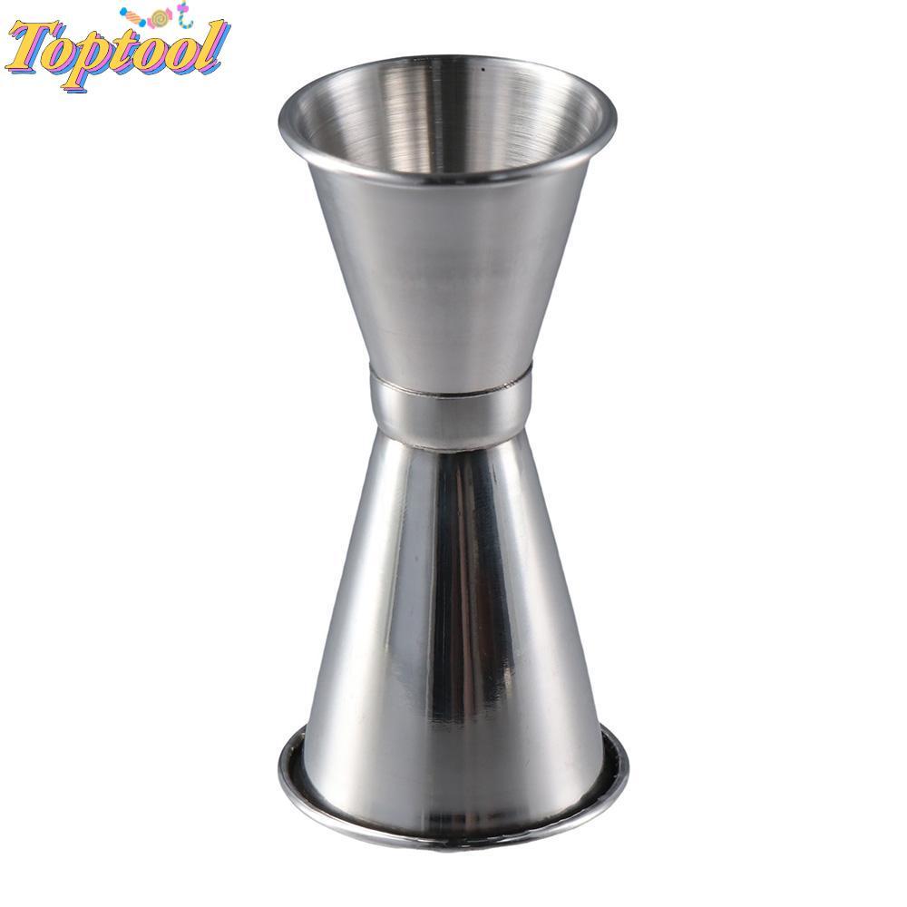 TOPTOOL Double Cocktail Jigger การวัดภายใน OZ/ML Bar วัด Jigger วัดสแตนเลส Shot Bar Jigger Party