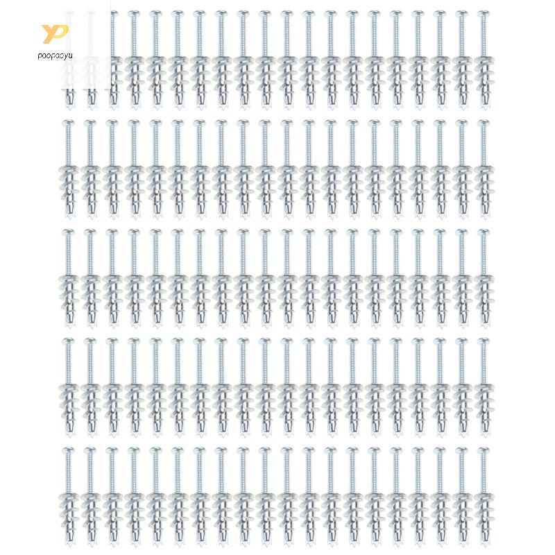 PPY Self Punching Drywall Anchors Hollow Wall Anchors สกรูชุด Drywall สกรู