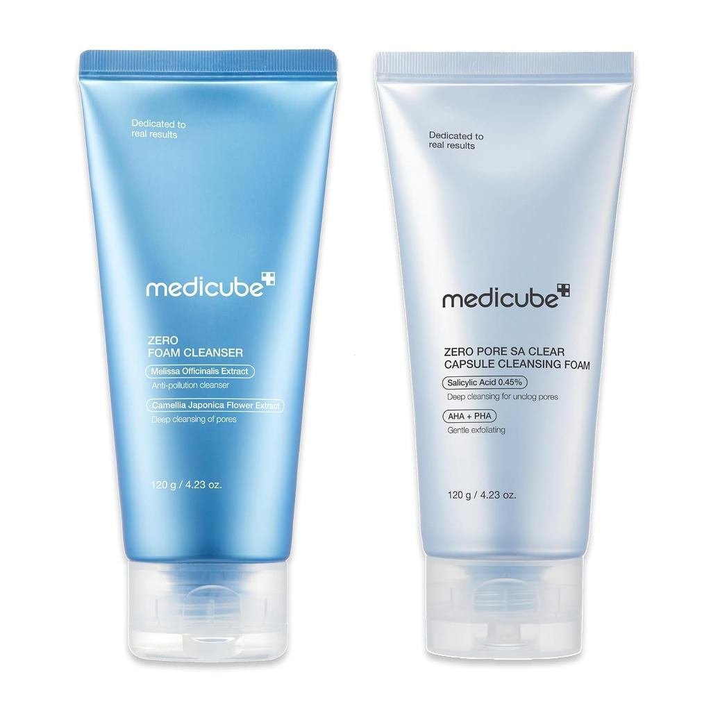 Me medicube Zero Pore Cleaner รวม: Zero Pore Cleaner และ Zero Pore Clear Blue Capsule Facial Deep Cl