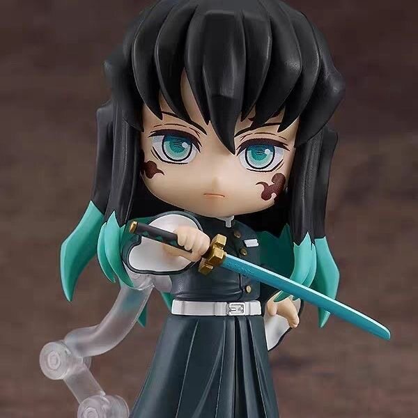 ในประเทศ Nendoroid 2218 Demon Slayer Shitotsu Muichiro Kasumizhu เครื่องประดับของขวัญเดสก์ท็อป