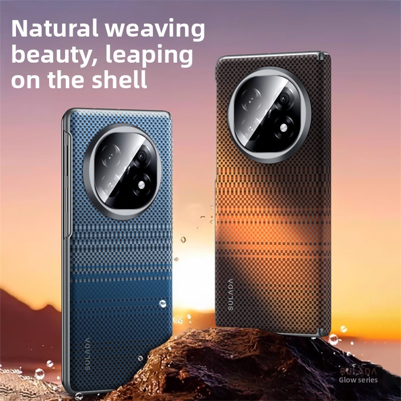Aesthetic Bumper Casing สําหรับ OPPO Find N5 Creative Design Classic N5 Back Phone Case