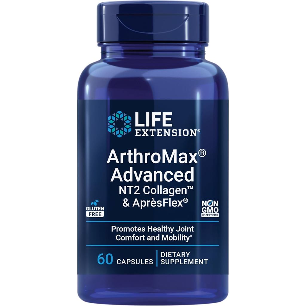 Life Extension ArthroMax® คอลลาเจน NT2 ขั้นสูง™ & เมษายนFlex®,กลูโคซามีนซัลเฟต, บอสเวลล์ia (กํายานอิ