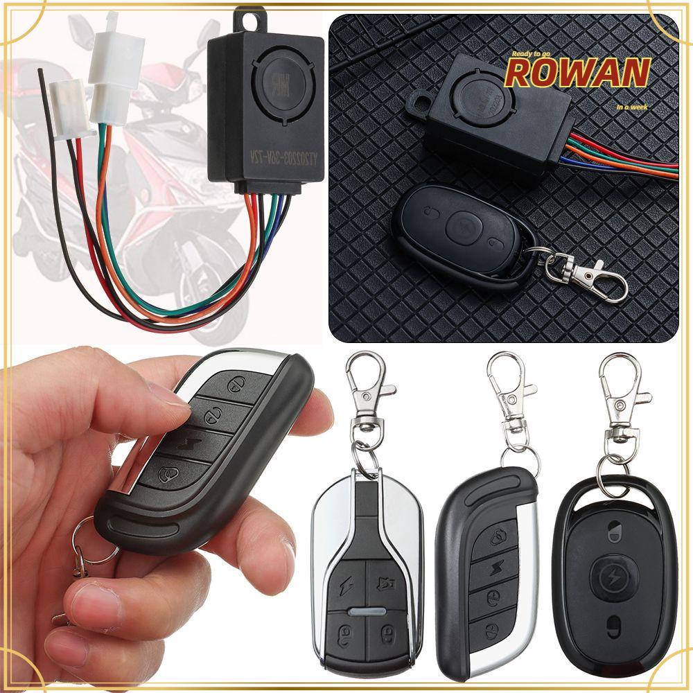ROWANTH E-Bike Alarm System Accessories Refitting Parts Anti-Theft Motorcycle Scooter