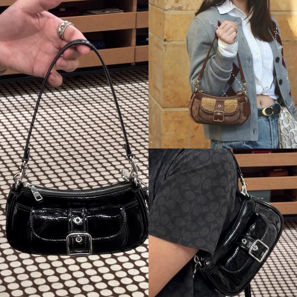 Dumplings coach นอกจากนี้ผลิตภัณฑ์ใหม่หญิง CDB13 CDB18 CDB19 สุภาพสตรีไหล่เดียว Cross-Body แบบพกพาคล