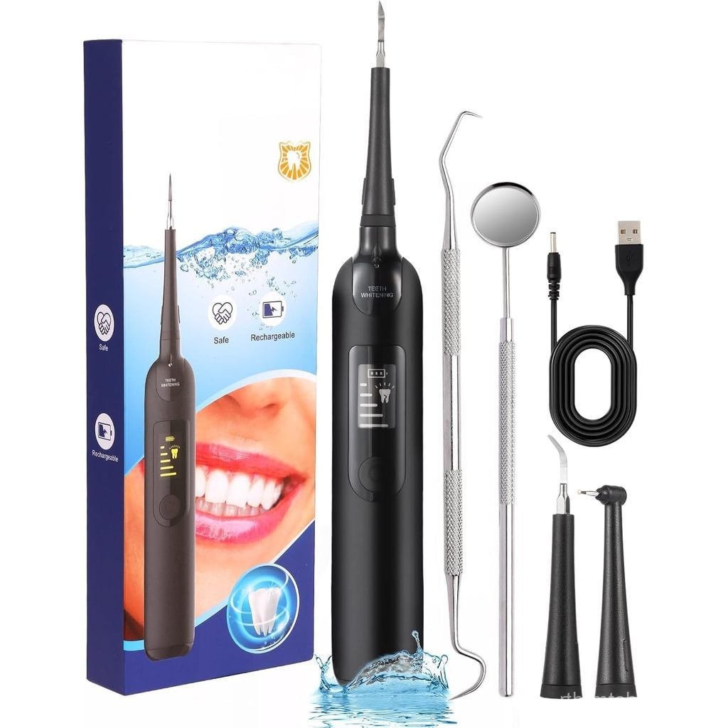 Plaque Tartar Remover สําหรับฟันทันตกรรมแคลคูลัส Remover ชุดทําความสะอาดฟัน LED Ultrasonic ฟัน Scale
