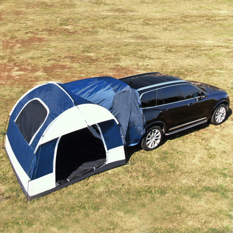 SUV ด้านหลังเต็นท์ Trunk Expansion Camping รถ Camping เต็นท์เรียบง่าย Breathable กลางแจ้ง RV Camping