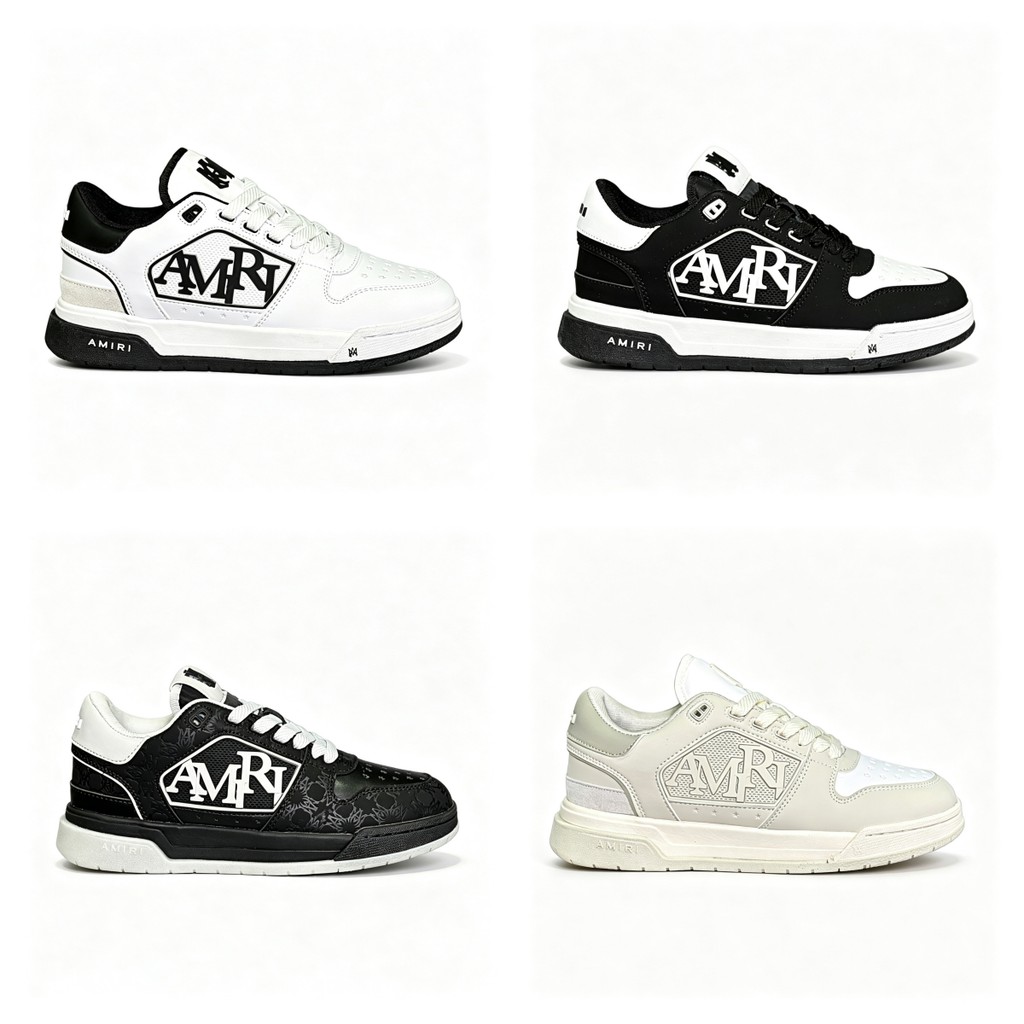 AMIRI Logo Sports Casual Shoes รองเท้าผ้าใบแฟชั่น Unisex