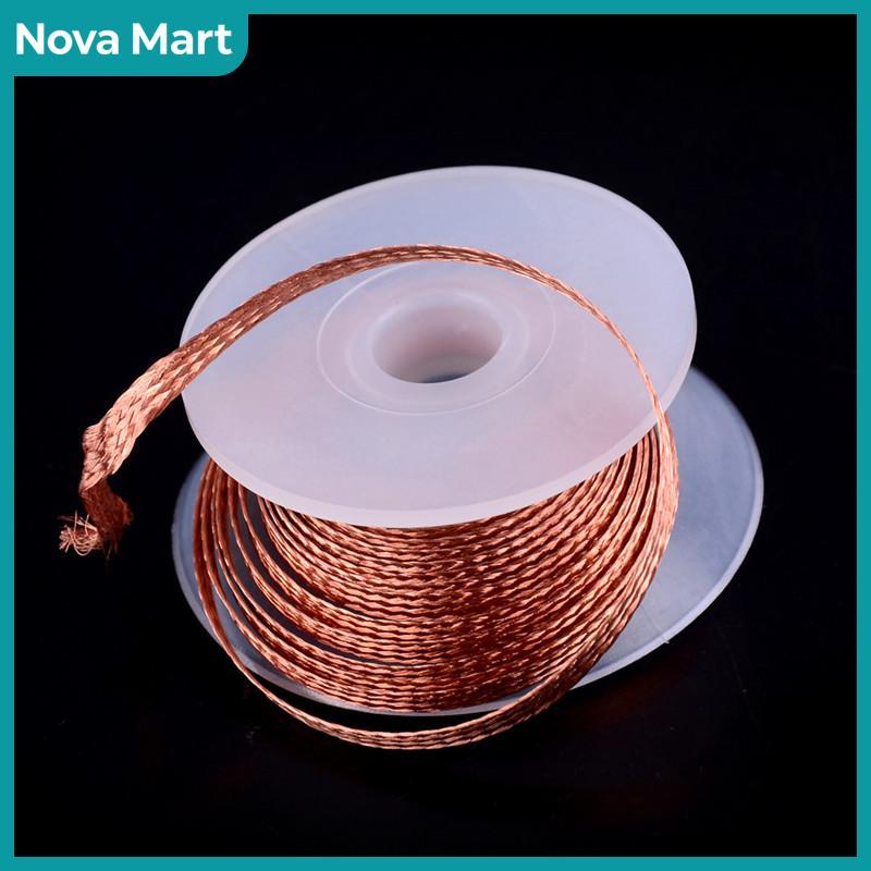NOVA Mart เครื่องถอดลวดไส้ตะเกียงบัดกรี, 1ชิ้น3.5มม. 1.5ม.