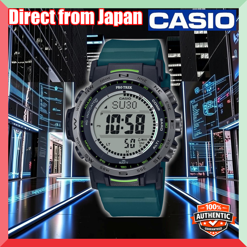Casio Watch Pro Trek [Domestic Genuine Product] Climber Line Radio-Solar Biomass Plastic Model PRW-3
