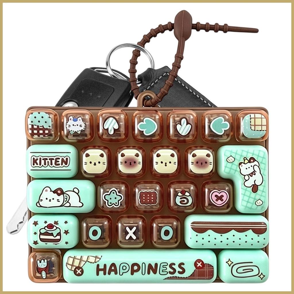 คีย์บอร์ด Clicker Fidget 26 คีย์การ์ตูนปุ่มความเครียด Sensory Gadgets Clicker Fidget ของเล่นสําหรับ 