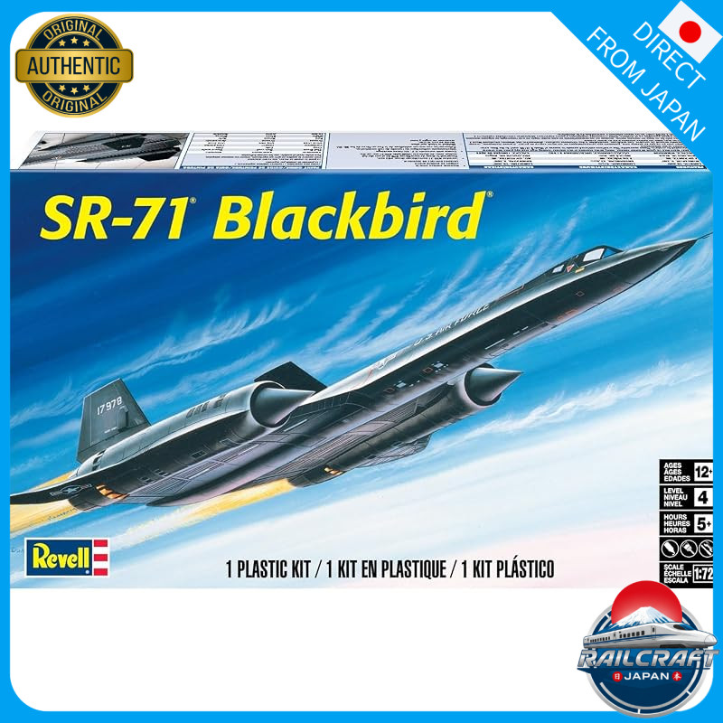 American Level 1/72 SR-71 Blackbird Plastic Model