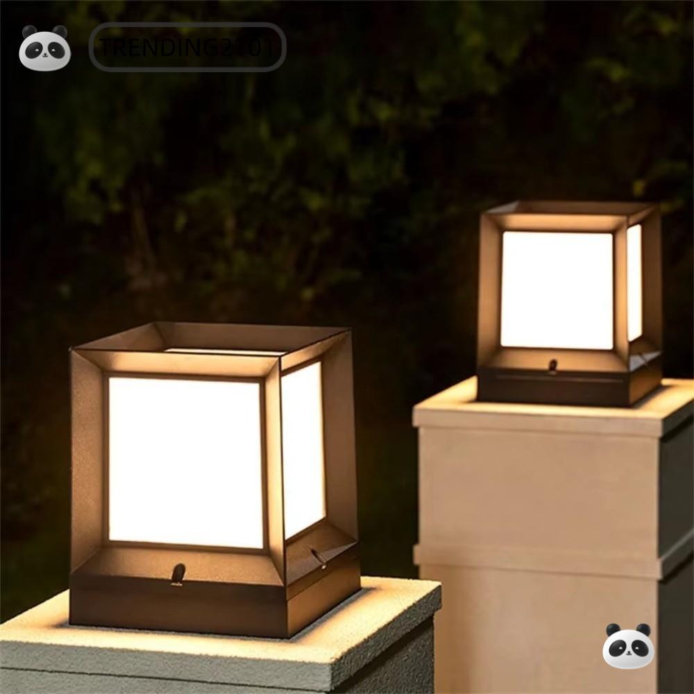 กําลังมาแรง ไฟ Led โพสต์กลางแจ้ง, ไฟคอลัมน์ติดตั้ง E27, คอลัมน์โมเดิร์น Pier 220V IP54 กันน้ําไฟฟ้าห