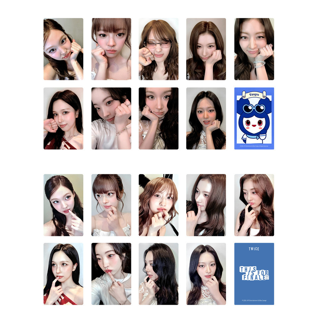 TWICE Seoul Flash Full Amount Card Mission Card Lin Nayeon Yu Dingyan Hirai Momo Zhou Ziyu การ์ดภาพถ