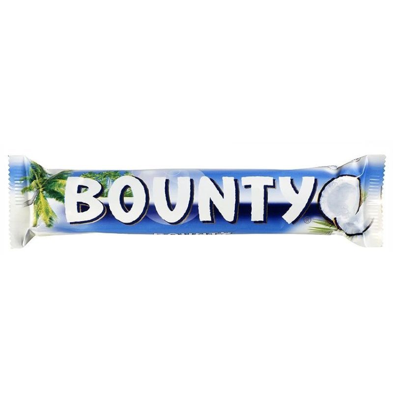บาวตี้วอลมิลช์ช็อกโกแลตสอดไส้มะพร้าว 57กรัม Bounty Vollmilch Chocolate 57g.