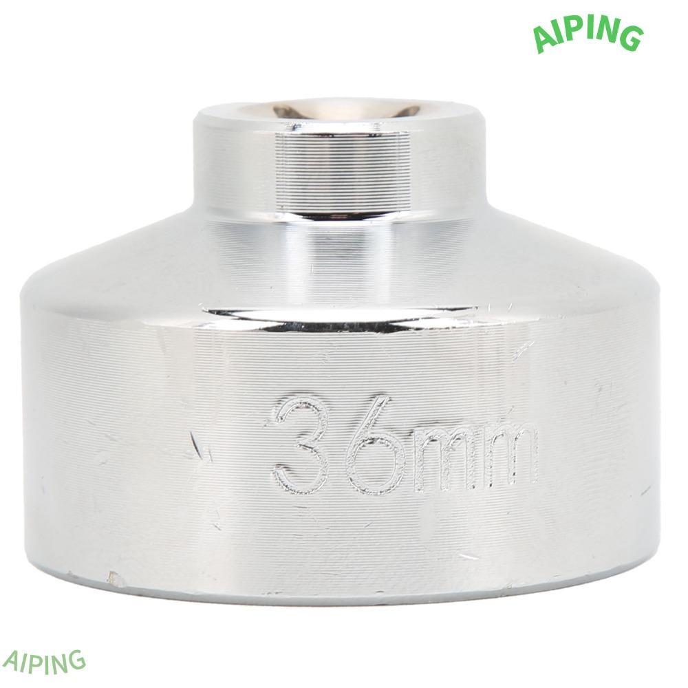 NG1ZX ซ็อกเก็ตกรองน้ํามัน, 36 มม.เครื่องมือกําจัดฝาปิดกรองน้ํามันเหล็ก Chrome Vanadium, Silver Heavy