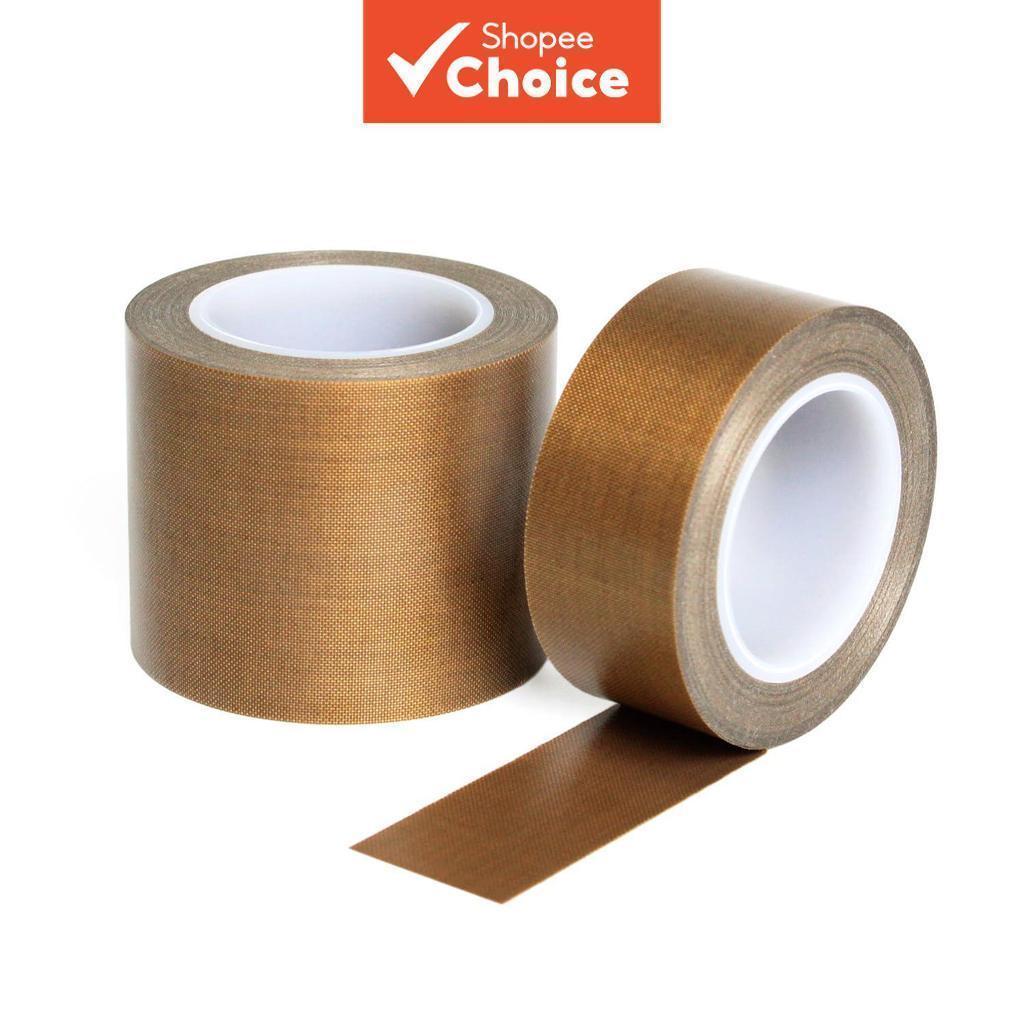 ทนความร้อน PTFE เทปแก้ว PTFE ไฟเบอร์กลาส Non Stick แถบปิดผนึกสําหรับเครื่องซีลสูญญากาศ DIY ซ่อม