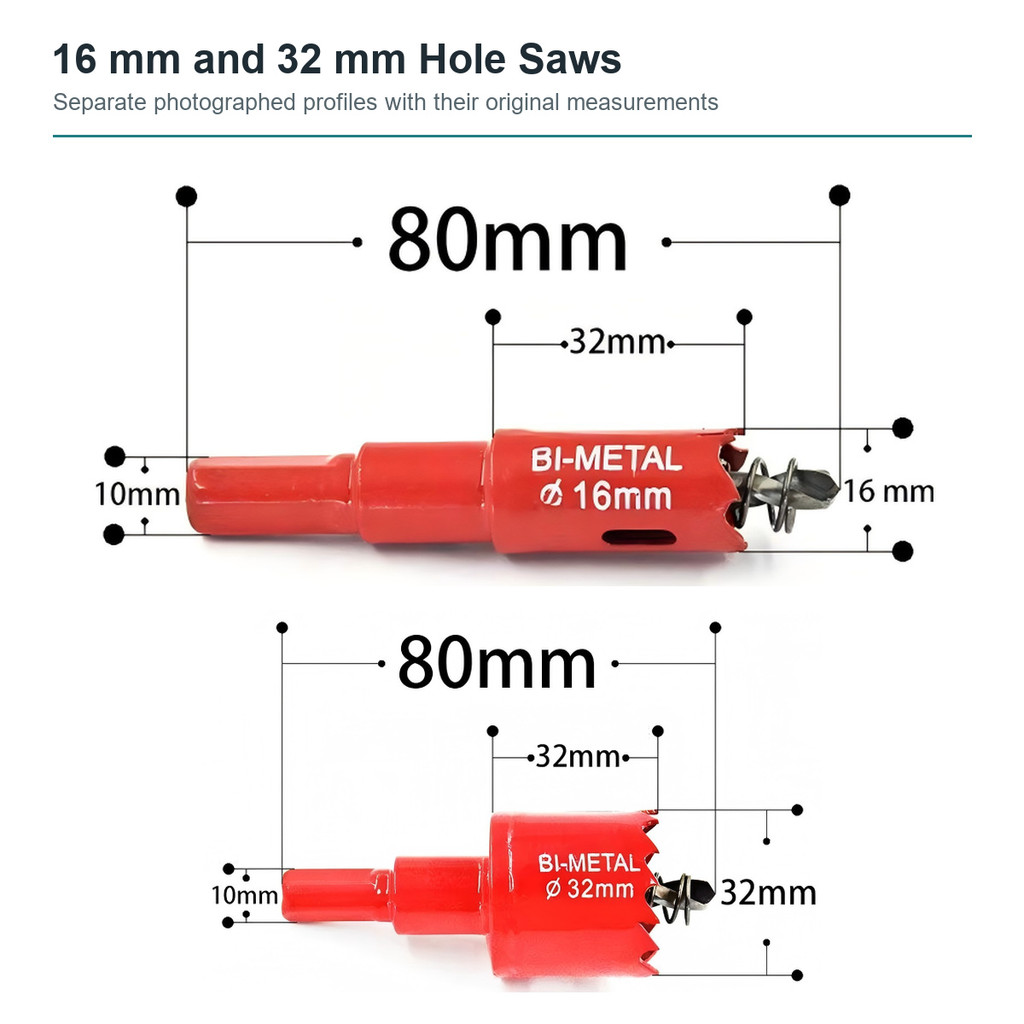 ดอกเจาะรู โฮลซอ โฮซอ เจาะไม้ โฮลซอM42 bimetal Hole saw 1 ชิ้น มีให้เลือกหลายขนาด
