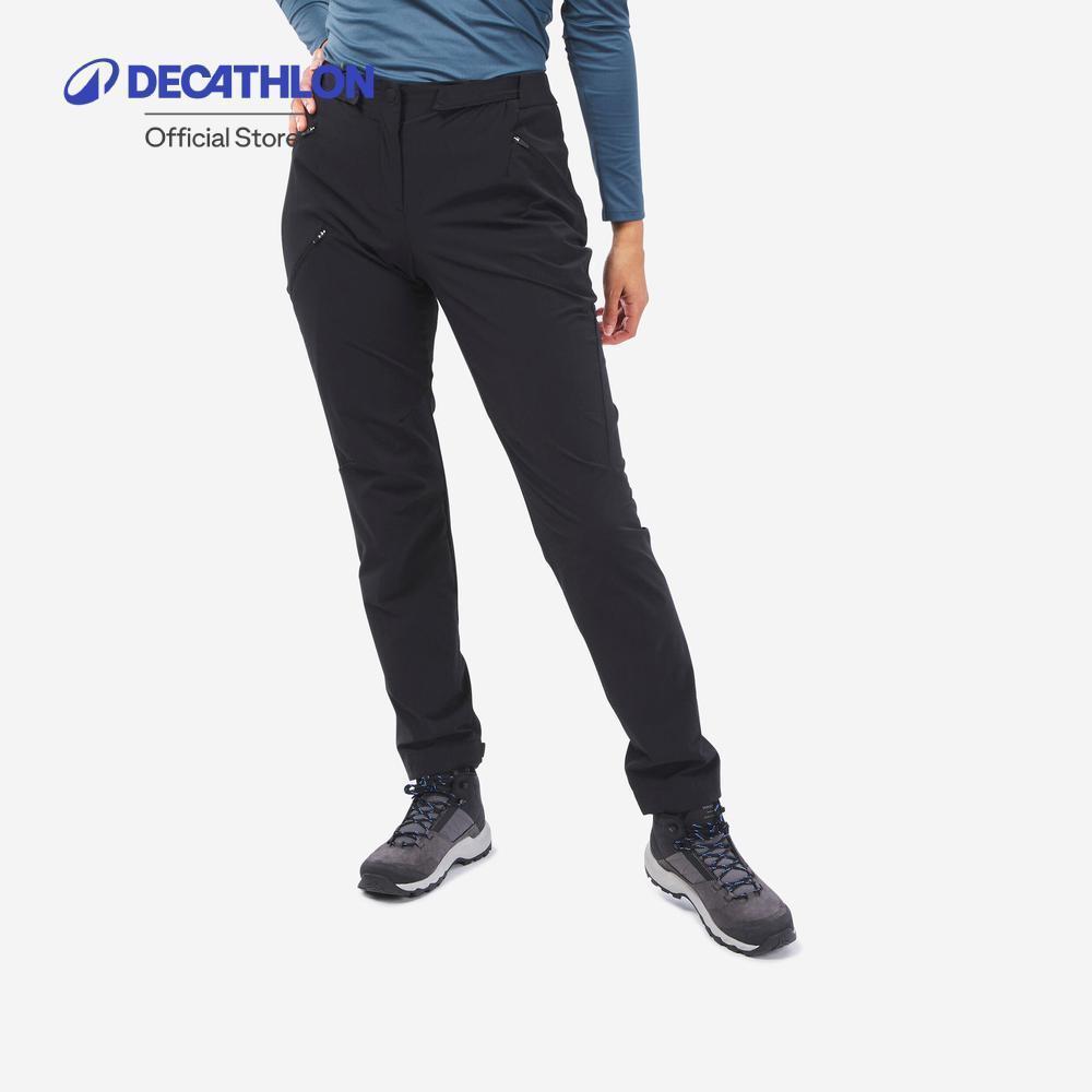 Decathlon Women’S Hiking Trousers, Mh500 กางเกงเดินป่าขายาวสำหรับผู้หญิง รุ่น Mh500 - Black
