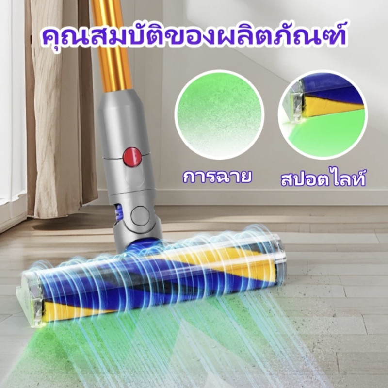 อัพเกรดสําหรับ Dyson Floor Scrubber อุปกรณ์เสริมสําหรับ Dyson อะไหล่ทดแทนเหมาะสําหรับ Dyson V7-15 V1