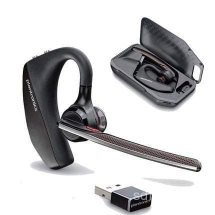 Plantronics Voyager 5200 UC ชุดหูฟังบลูทูธไร้สายหูฟังแบบเกี่ยวหูหูฟังตัดเสียงรบกวน (หูฟัง 5200 + แท่