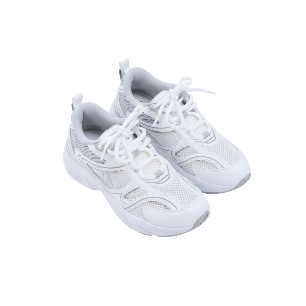 CALVIN KLEIN حذاء رياضي نسائي Chunky Mesh Runner — أبيض — صورة 2