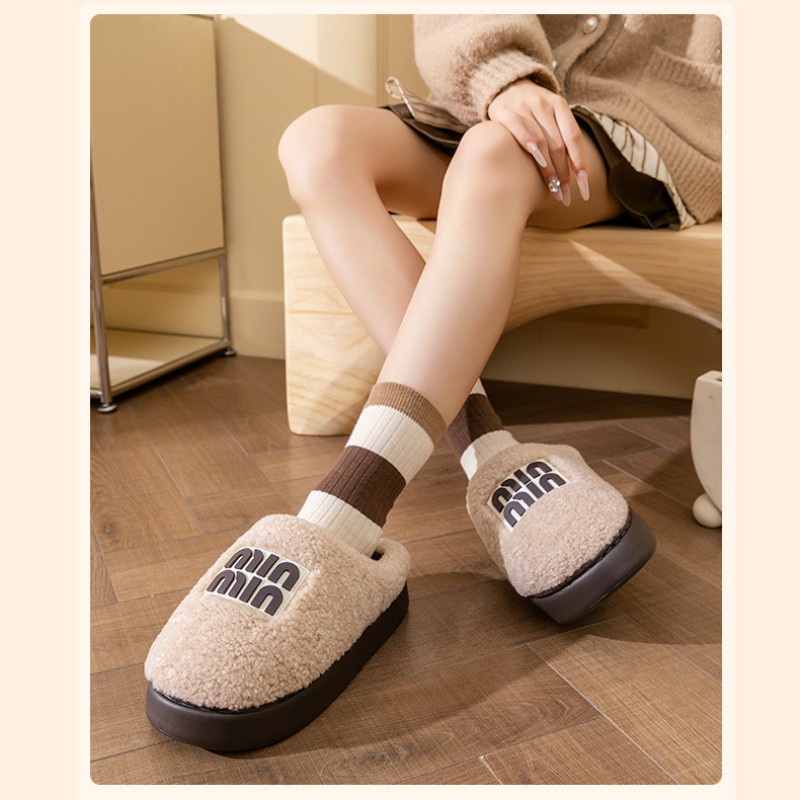 FHS รองเท้าแตะ รองเท้าใส่นอกบ้านได้ หัวโตพื้นหนา4cm ไตส์ญี่ปุ่น เพิ่ม1-2ไซส์ - รูปที่ 3