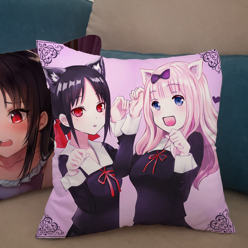 Miss Kaguya Wants Me to Confess Kaguya Fujiwara Chika Hayasaka Ai อะนิเมะหมอนหมอนสองมิติ