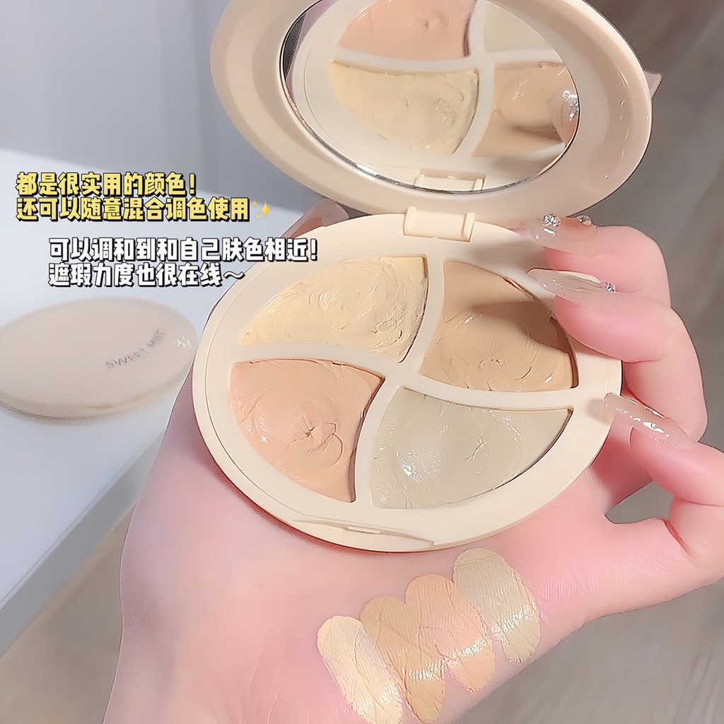 ✨มาแรง! คอนซีลเลอร์ 4 สี Sweet Mint ปกปิดครบ จบในแผ่นเดียว เกลี่ยง่าย ไม่เป็นคราบ ติดทน