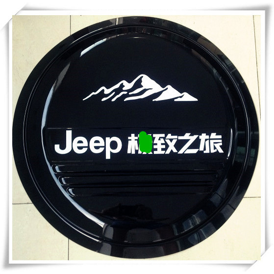 จัดส่งฟรี JEEP JEEP Wrangler Sahara Robin Hood North Car BJ40L สแตนเลสยางอะไหล่ยางฝาครอบยางรถ