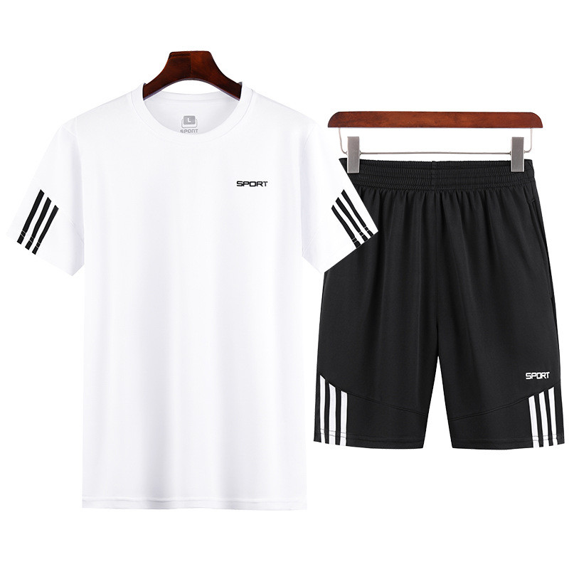 เสื้อยืดผู้ชายแขนสั้นแห้งไว สำหรับวิ่งและสวมใส่ประจำวัน
