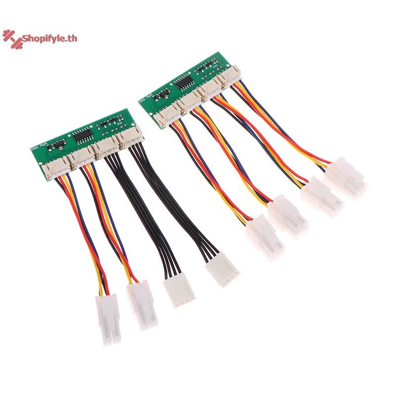 Shopifyle 12V 4-in-1 Square 4Pin พัดลมจําลองจําลองจําลองจําลองพิเศษสําหรับ Antminer S21 S19kpro T21 