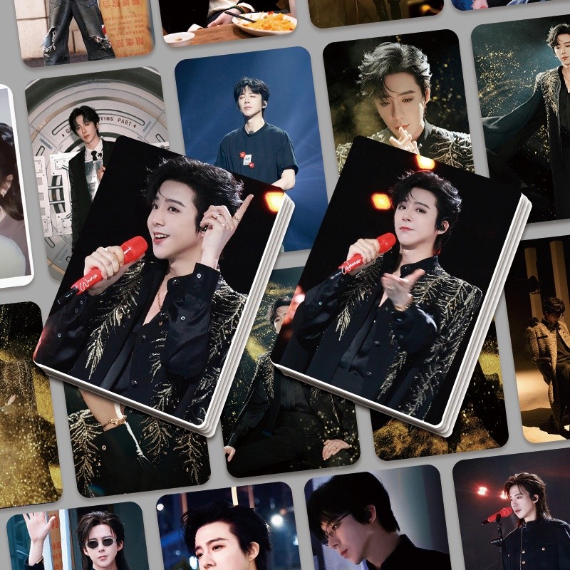Idol/Liu Yuning Liu Yuning สินค้า Liu Yuning Gao Yan Photocard 55 ชิ้น Boxed Non-Repetitive LOMO Car