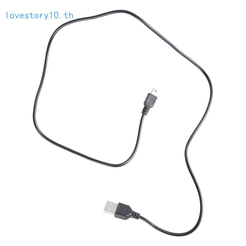 LOVE2 สาย Mini USB A-Male to Mini-B สายไฟ USB 2 0 สายชาร์จ Transfer Images