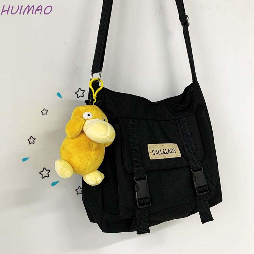 HUIMAO Pokemon Psyduck จี้น่ารักสร้างสรรค์พวงกุญแจรถเครื่องประดับอะนิเมะตุ๊กตา Psyduck พวงกุญแจเป็ดน