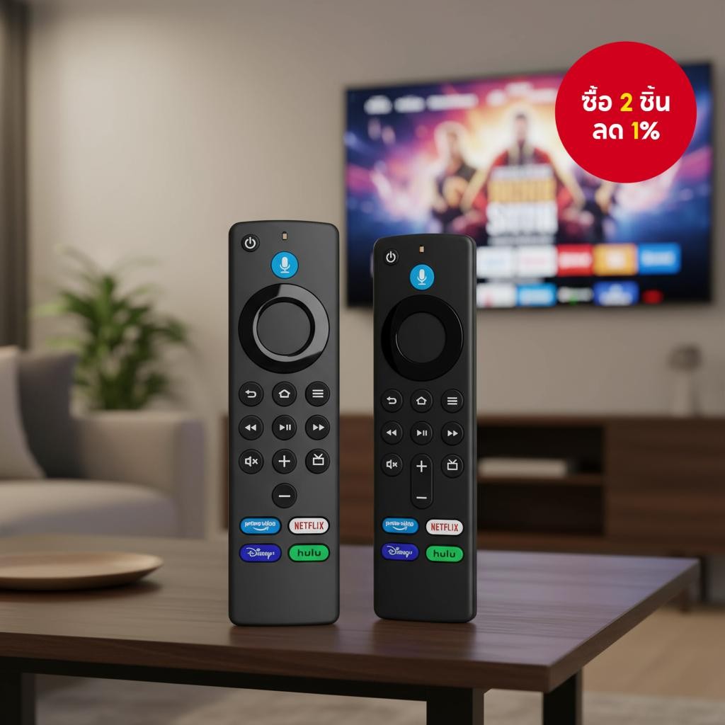 รีโมตเสียงเปลี่ยนแทนสากลรุ่นที่ 3 L5B83G สําหรับ 4K TV Stick รองรับ Gen 1 & 2