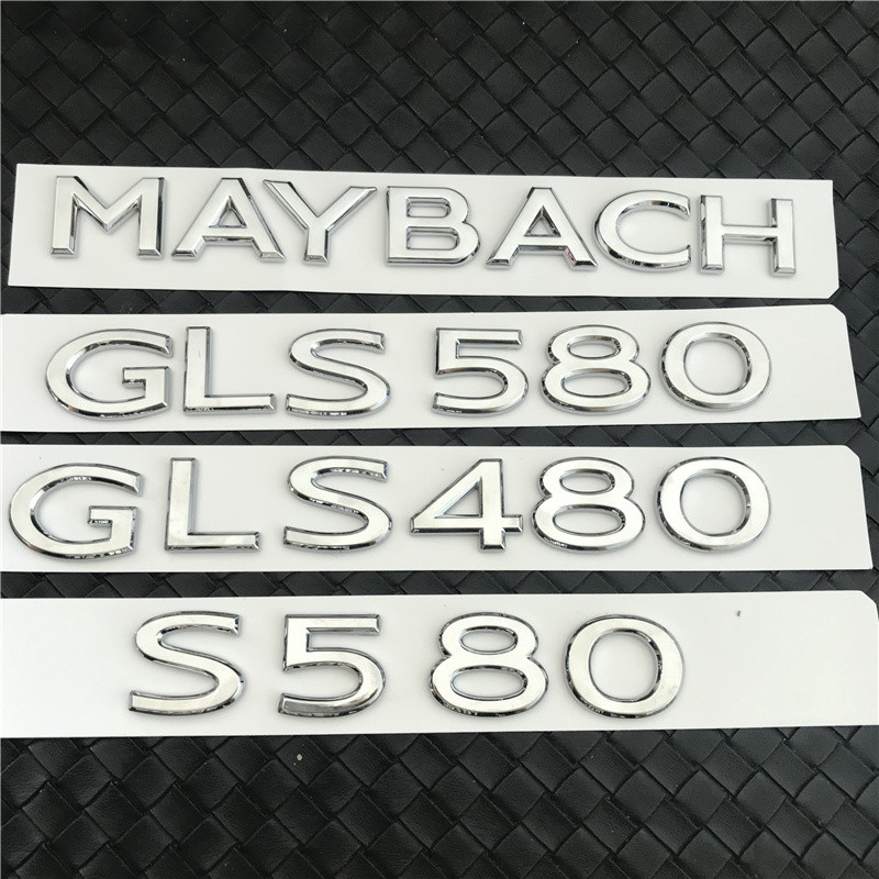 21 GLS MAYBACH โลโก้รถ S480 S680 GLS600 480 MAYBACH ด้านหลัง Word Mark Tail Mark ยืน Mark