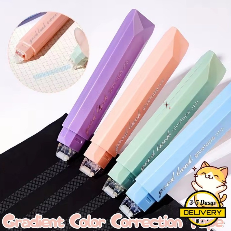 [3-5 วันมาถึง]1/2/4PCS หมุน Double-Sided Dot กาวปากกาเทป,Handmade Diary & Art Projects- Traceless กาวสําหรับ Scrapbooking,อุปกรณ์สํานักงาน