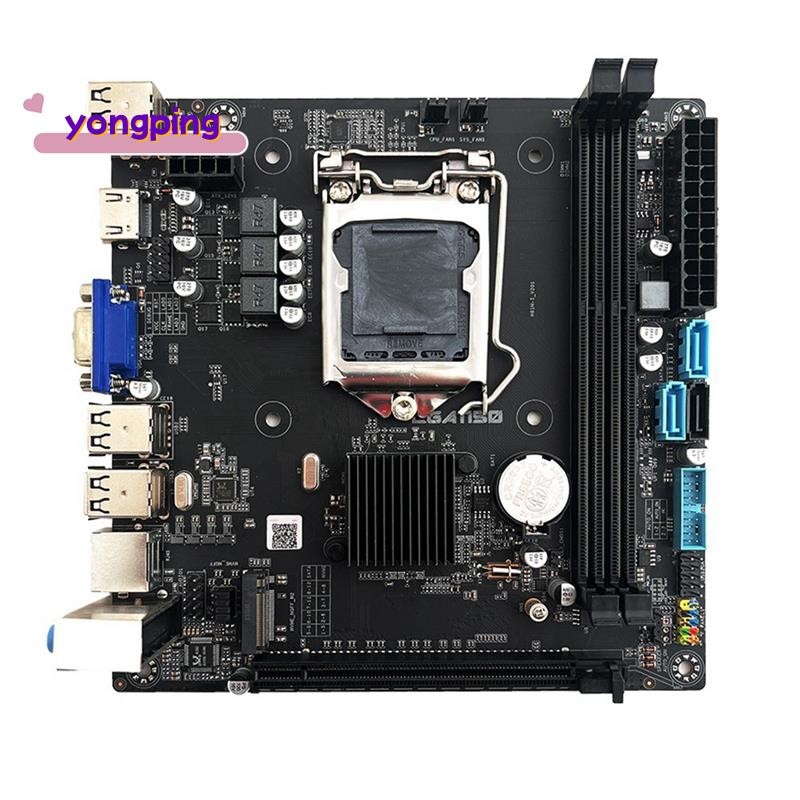 H81M ITX เมนบอร์ดเดสก์ท็อปพีซีแล็ปท็อป LGA 1150 DDR3 16GB M.2 NVME SDD USB 3.0 เมนบอร์ดคอมพิวเตอร์